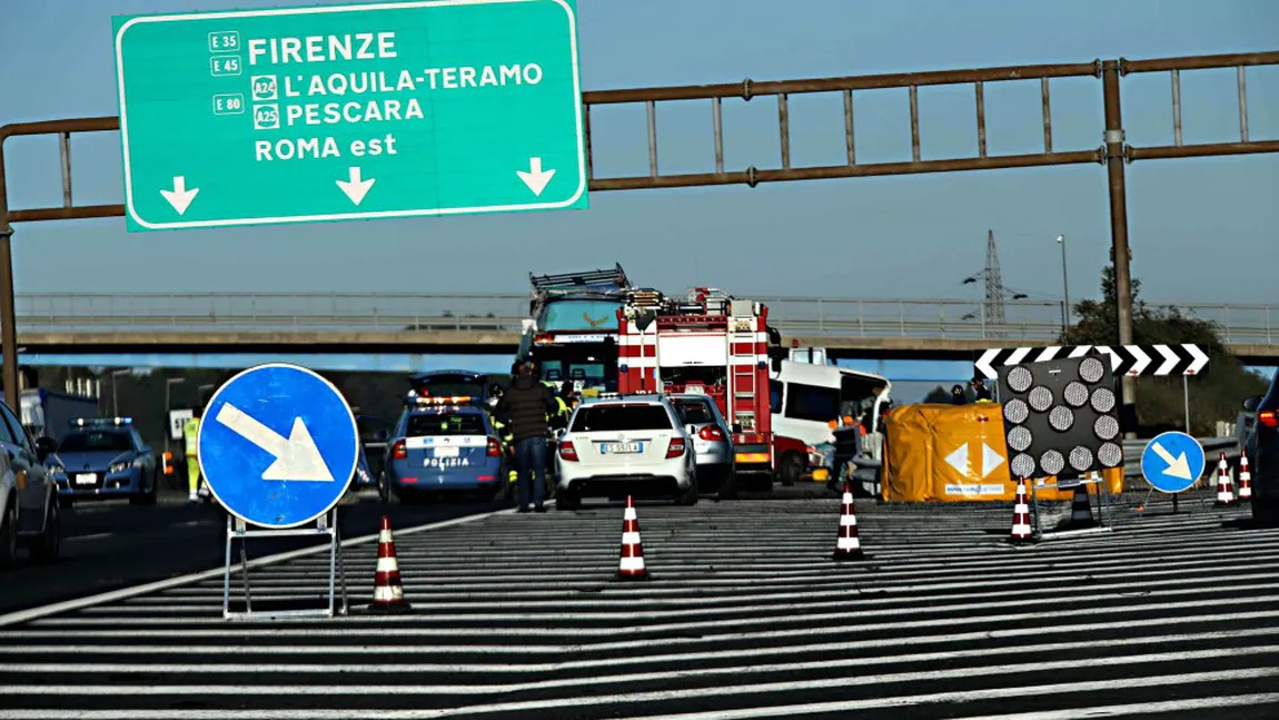 ACCIDENT GRAV în Italia. Şase ROMÂNI AU MURIT, alţi trei sunt răniţi