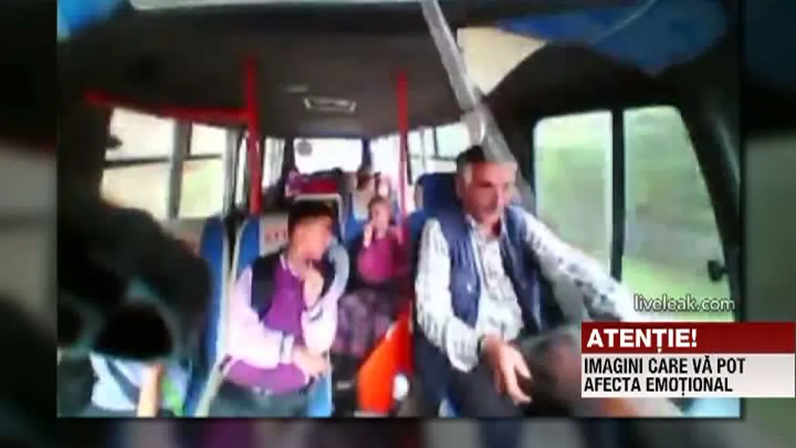 Accident grav în Turcia: 13 elevi, răniţi. Incidentul a fost filmat VIDEO
