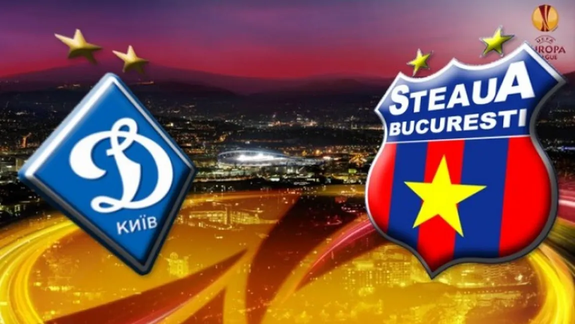 DINAMO KIEV - STEAUA LIVE VIDEO DIGI SPORT, DOLCE SPORT ONLINE: 3-1