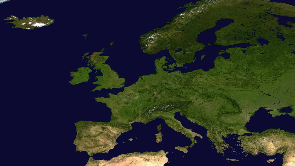 Cum arată Europa noaptea, din spaţiu GALERIE FOTO