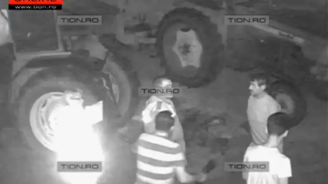 Familie terorizată de hoţi. Fiul proprietarului a fost înjunghiat de infractori