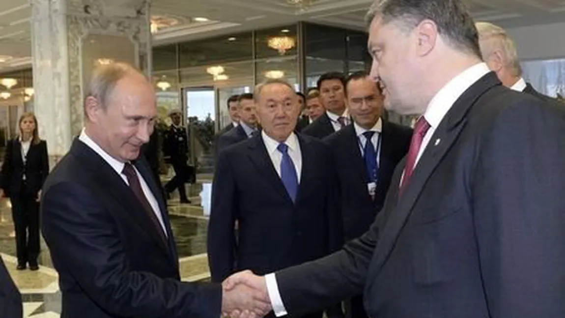 Întâlnire Putin-Poroşenko, la summit-ul de la Milano. România este reprezentată de Traian Băsescu