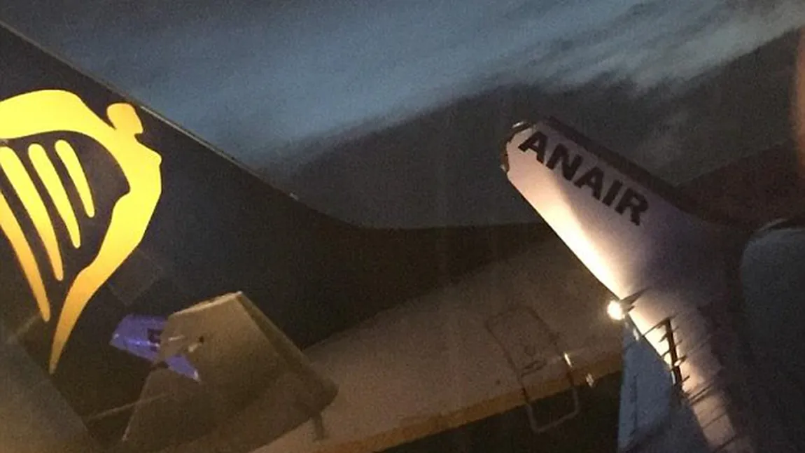 PANICĂ pe aeroportul din Dublin: Două avioane s-au CIOCNIT la decolare VIDEO