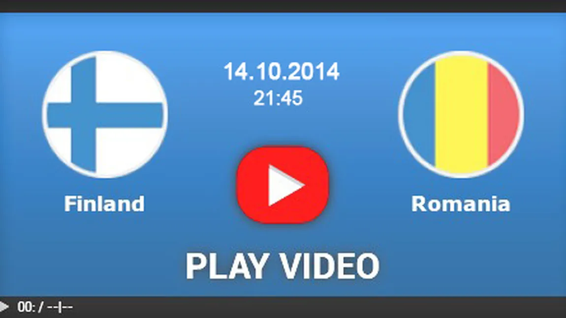 Finlanda - România LIVE VIDEO 0-2: GOOOOOOOL Stancu!