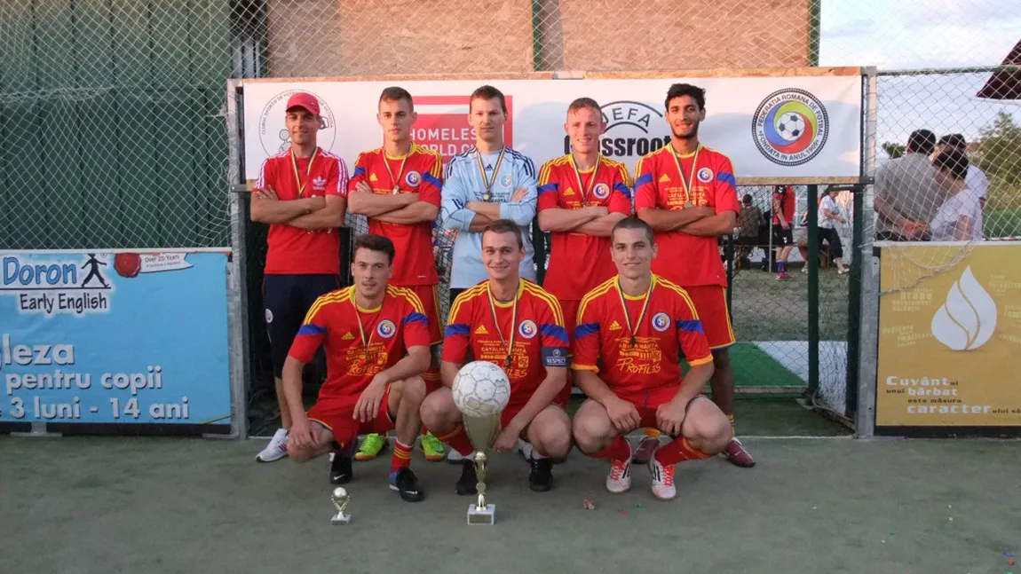 Naţionala de fotbal a României, VICTORIE la Homeless World Cup
