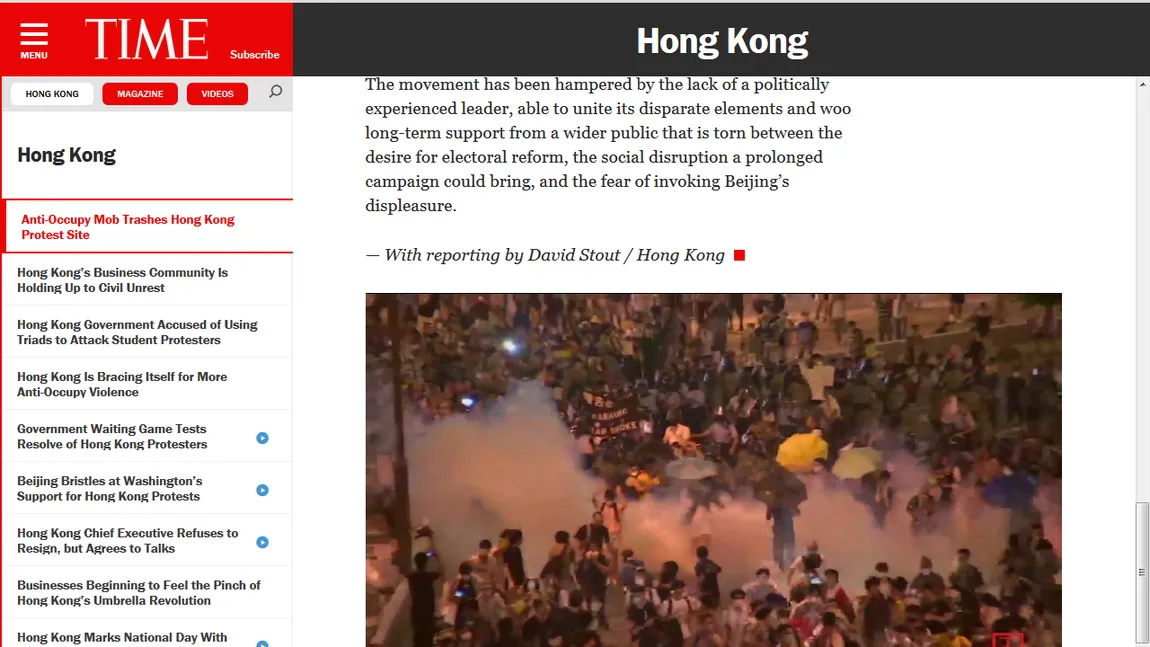 Hong Kong: Violenţele de stradă continuă. Protestatarii nu cedează