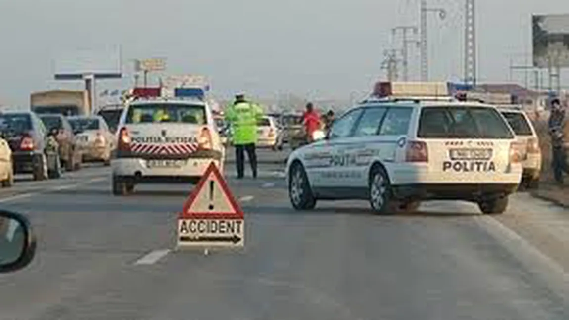 Accident pe DN1A. O persoană a murit, patru sunt rănite