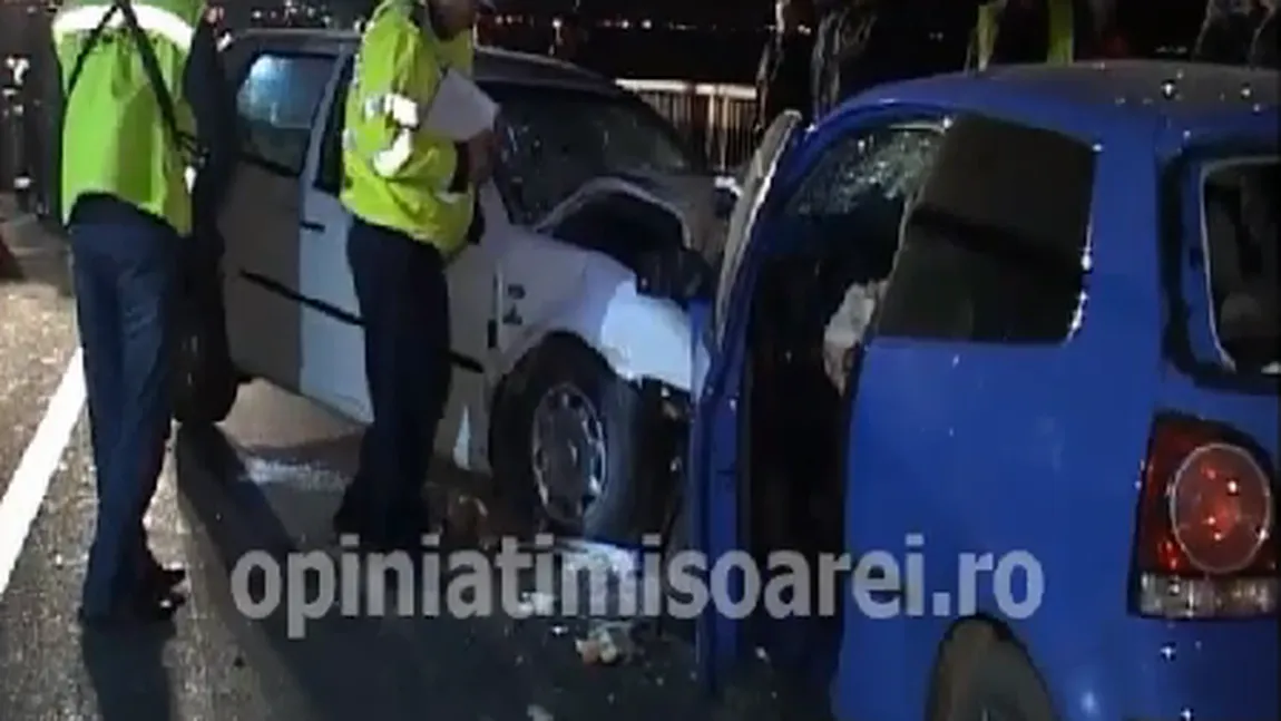 O şoferiţă gravidă a provocat un accident deosebit de grav. Cinci persoane au ajuns la spital VIDEO