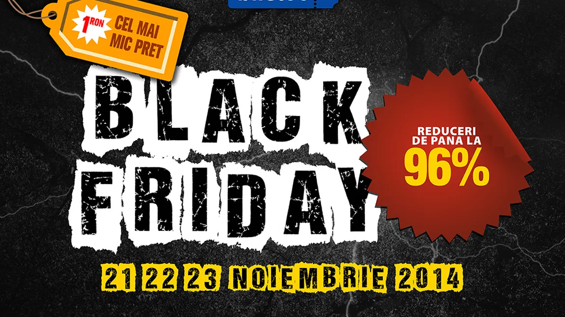 Black Friday 2014: Reduceri de până la 96% la spectacole, concerte şi piese de teatru. Bilete de la 1 leu