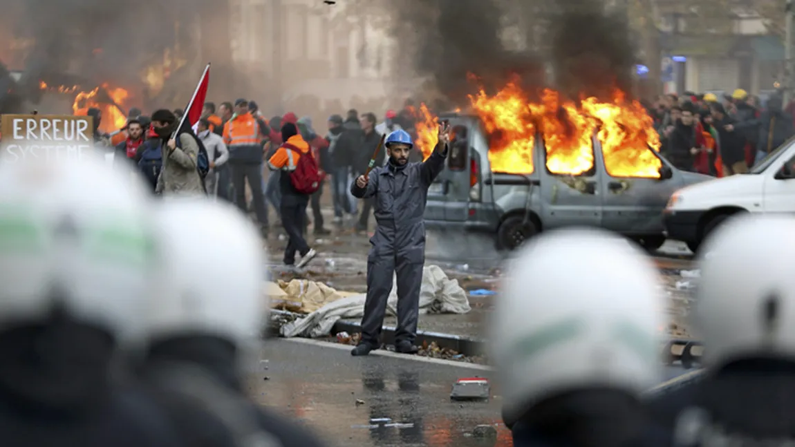 MAE, ATENŢIONARE de CĂLĂTORIE: Blocaje pe autostrăzi în Belgia, din cauza unor greve