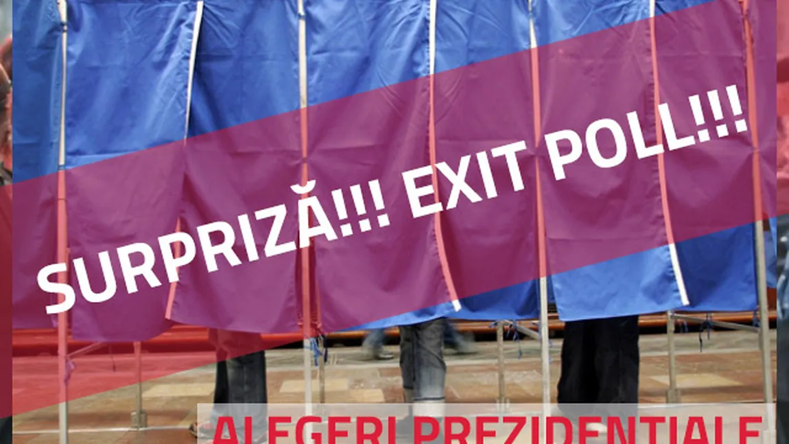 EXIT POLL ALEGERI PREZIDENTIALE 2014, turul II: Când se vor afla REZULTATE ALEGERI 2014