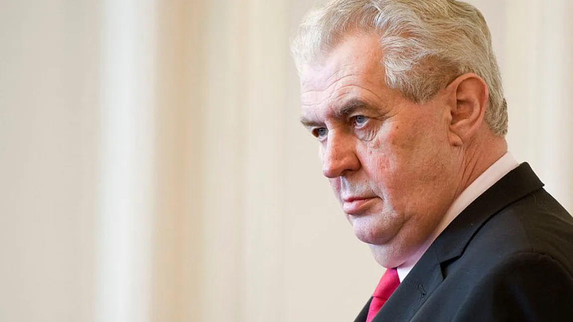 Preşedintele Cehiei, Milos Zeman, a fost externat după câteva zile de refacere în spital