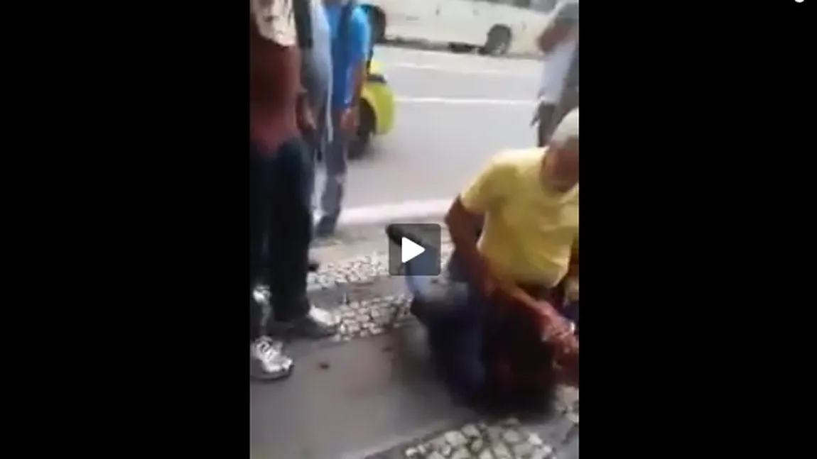 Nu se aştepta la asta. Ce a păţit un HOŢ după ce a încercat să atace un BĂTRÂN de 72 de ANI pe stradă VIDEO