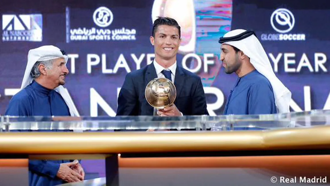 Cristiano Ronaldo, colecţionar de trofee. World Soccer l-a ales Fotbalistul Anului 2014