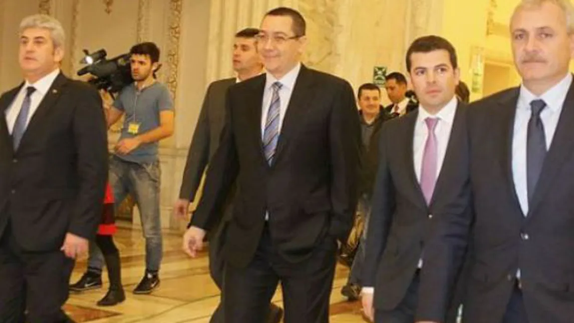 GUVERNUL PONTA IV, vot de încredere în Parlament. Ponta: Cer susţinere după schimbarea compoziţiei Cabinetului