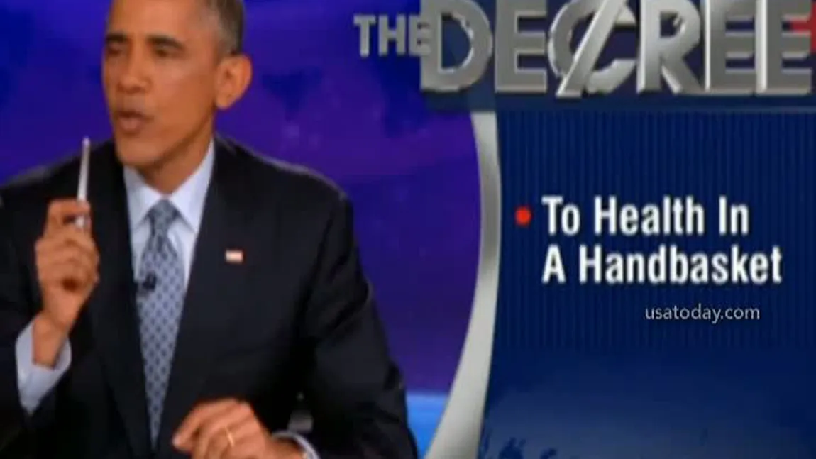 Barack Obama a dat scaunul de la Casa Albă pe cel de umorist într-o emisiune TV VIDEO