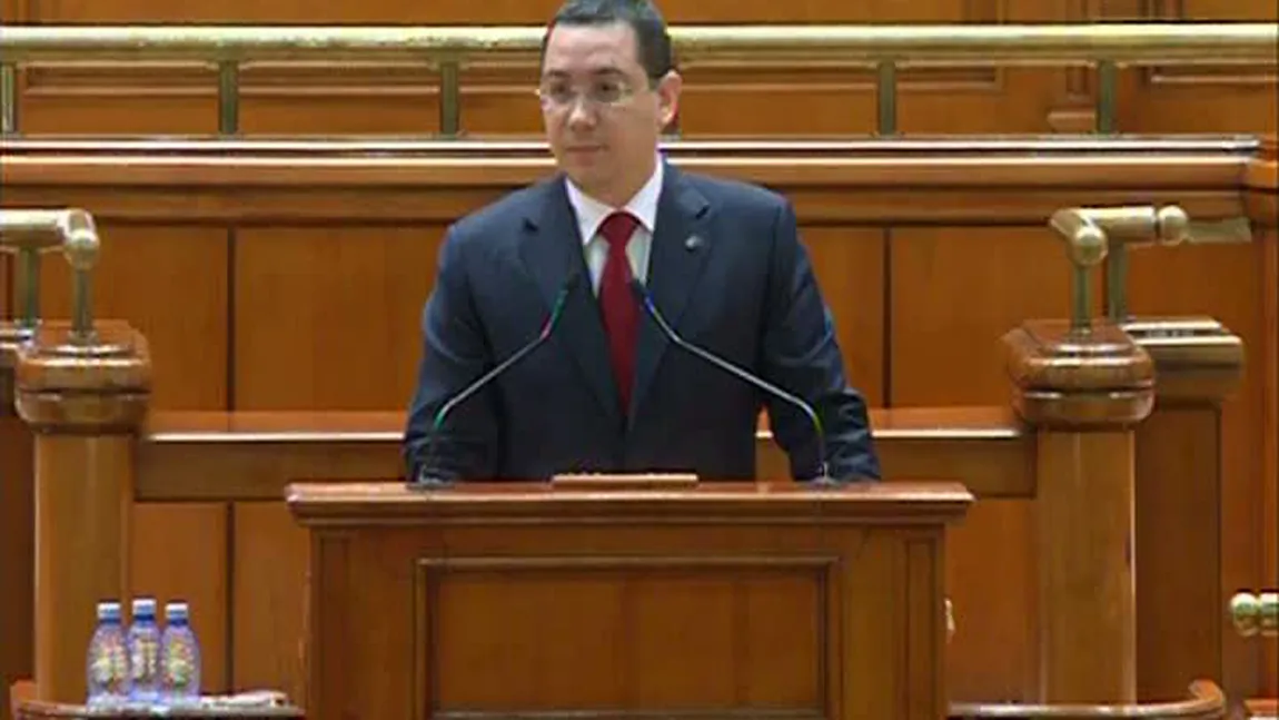 BUGETUL, dezbătut în Parlament. Ponta: Nu există nicio creștere de taxe și impozite în 2015