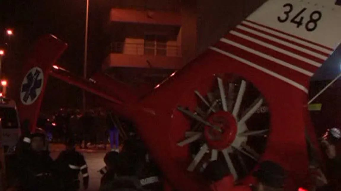 Imagini surprinse imediat după prăbuşirea elicopterului SMURD: Una dintre victime strigă disperată după AJUTOR