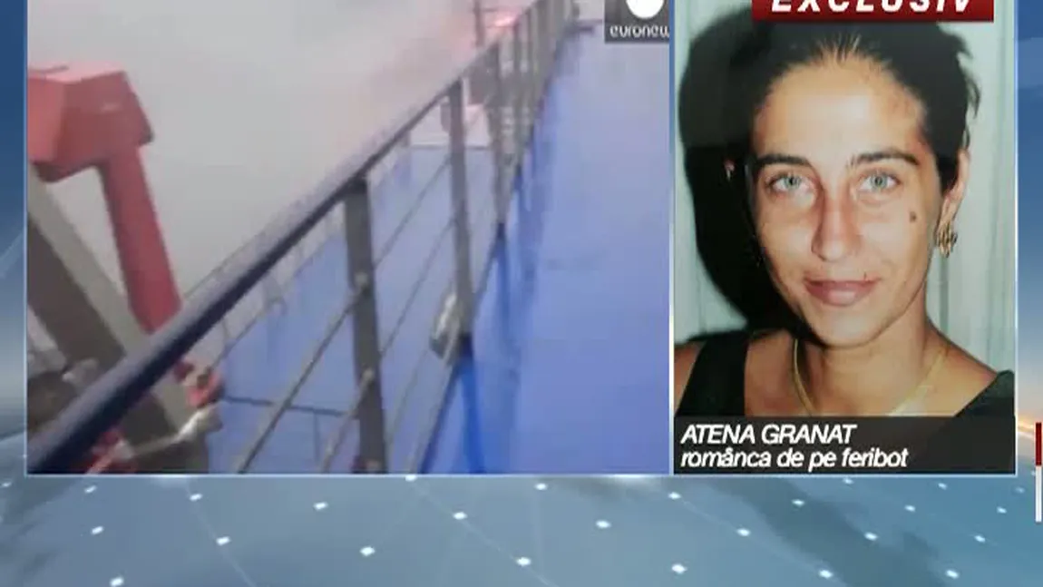 Românca aflată pe vaporul care a luat foc lângă Grecia face mărturii cutremurătoare VIDEO