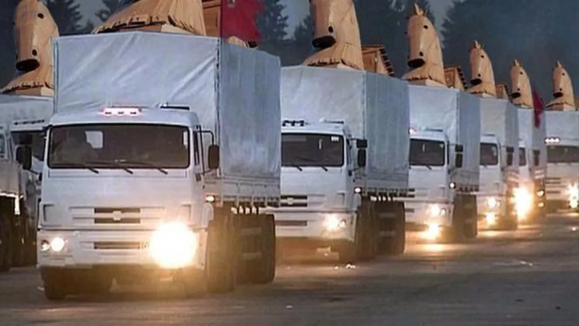 Rusia a trimis un nou convoi umanitar în Ucraina