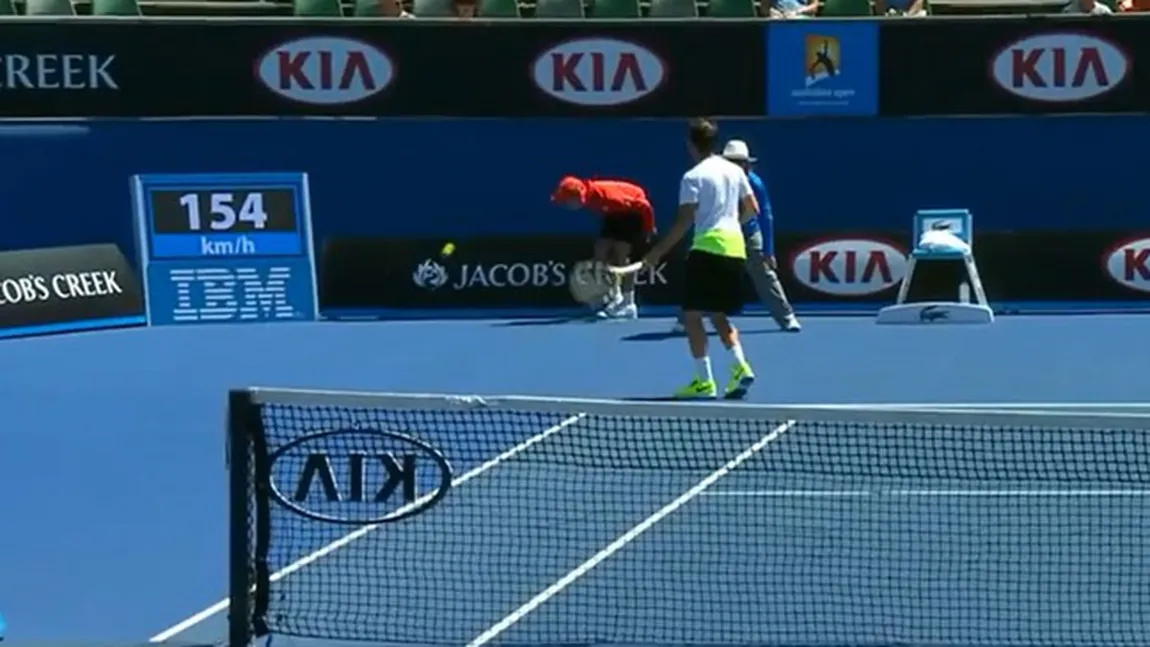 AUSTRALIAN OPEN. Feliciano Lopez a scos din joc un copil de mingi, dintr-o lovitură VIDEO