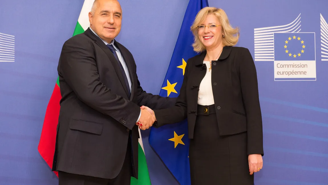 Corina Creţu, întâlnire cu premierul bulgar Boyko Borissov