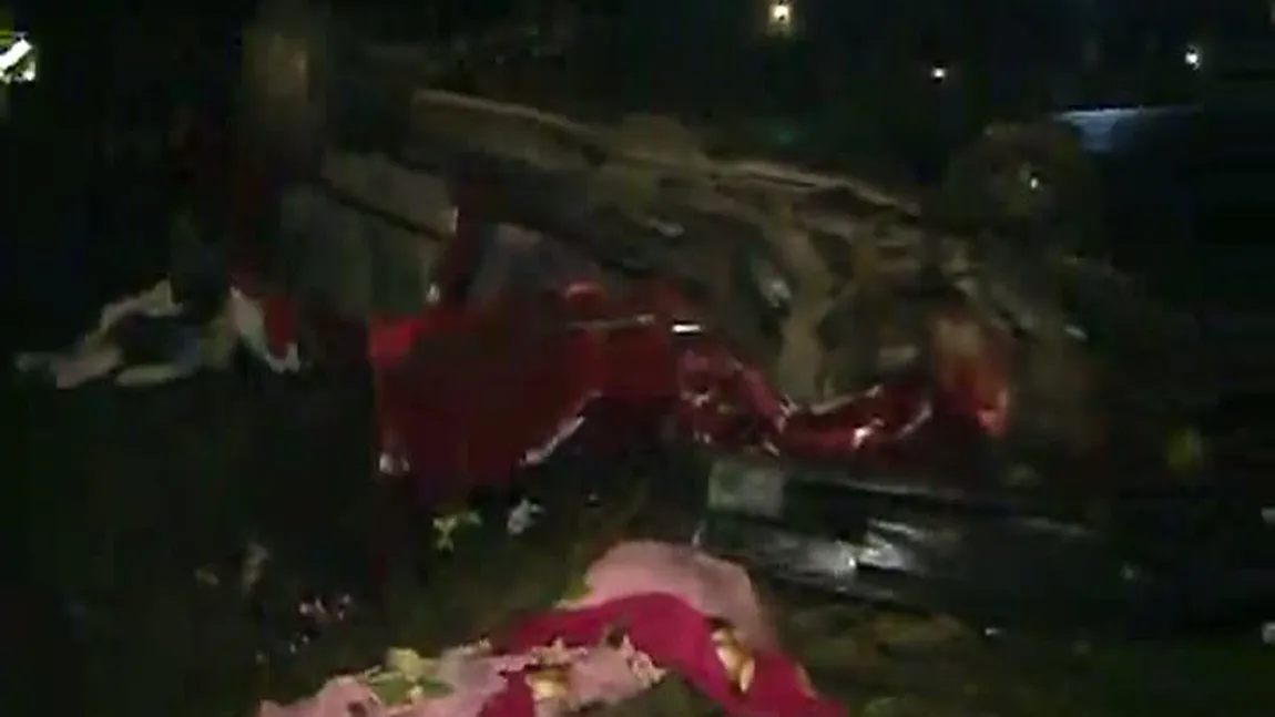 Grav accident de circulaţie lângă Bucureşti. Patru oameni au scăpat printr-o minune cu viaţă
