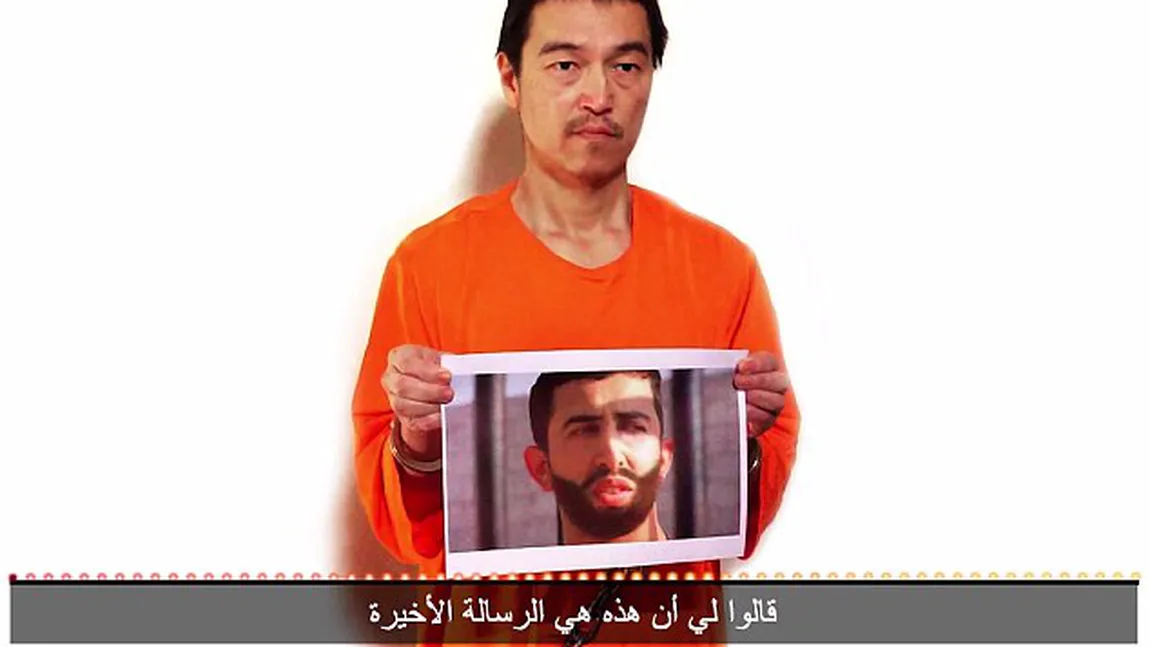 Statul Islamic ameninţă că va executa în următoarele 24 de ore un ostatic japonez şi un pilot iordanian