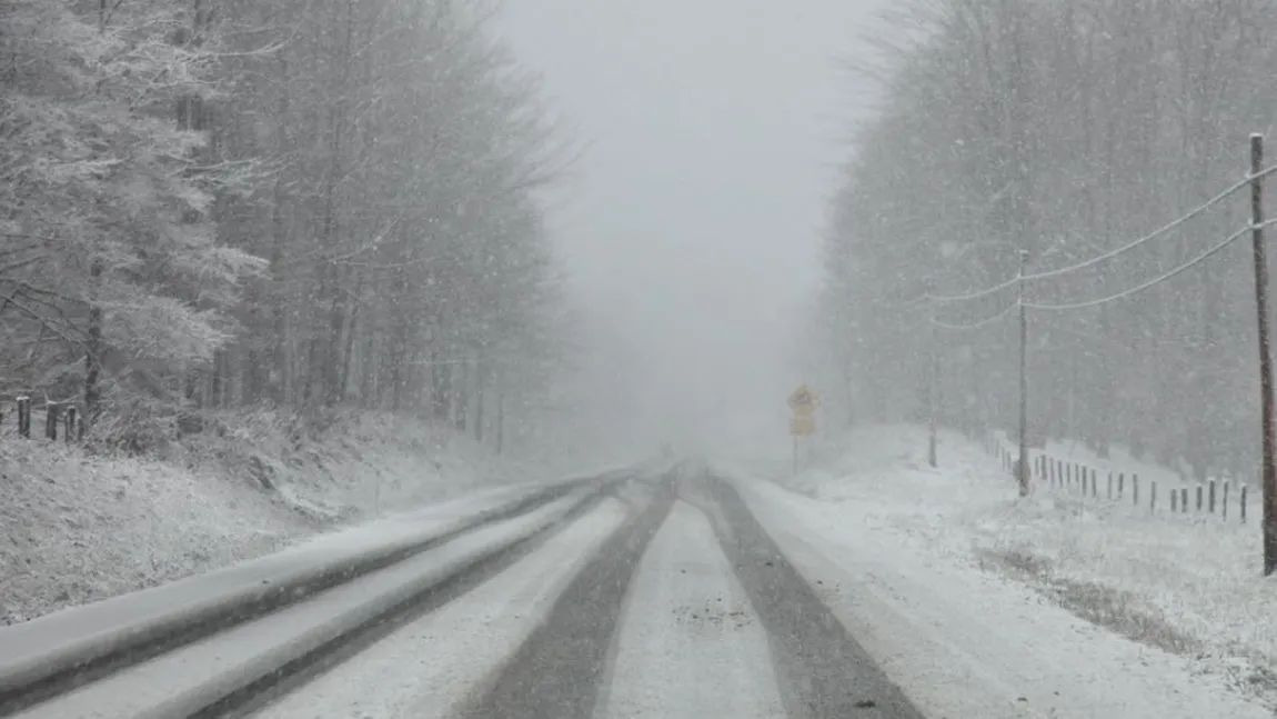 PROGNOZA METEO pe trei zile. Se schimbă vremea, revin ninsorile