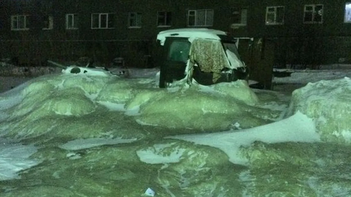 Ca în filmele de ficţiune: Cum arată un oraş DE GHEAŢĂ din Rusia GALERIE FOTO