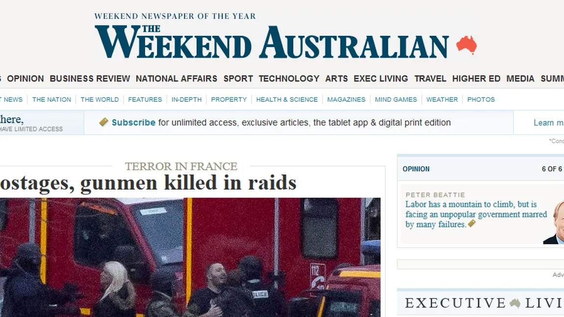 Un cotidian australian publică o CARICATURĂ a profetului Mahomed