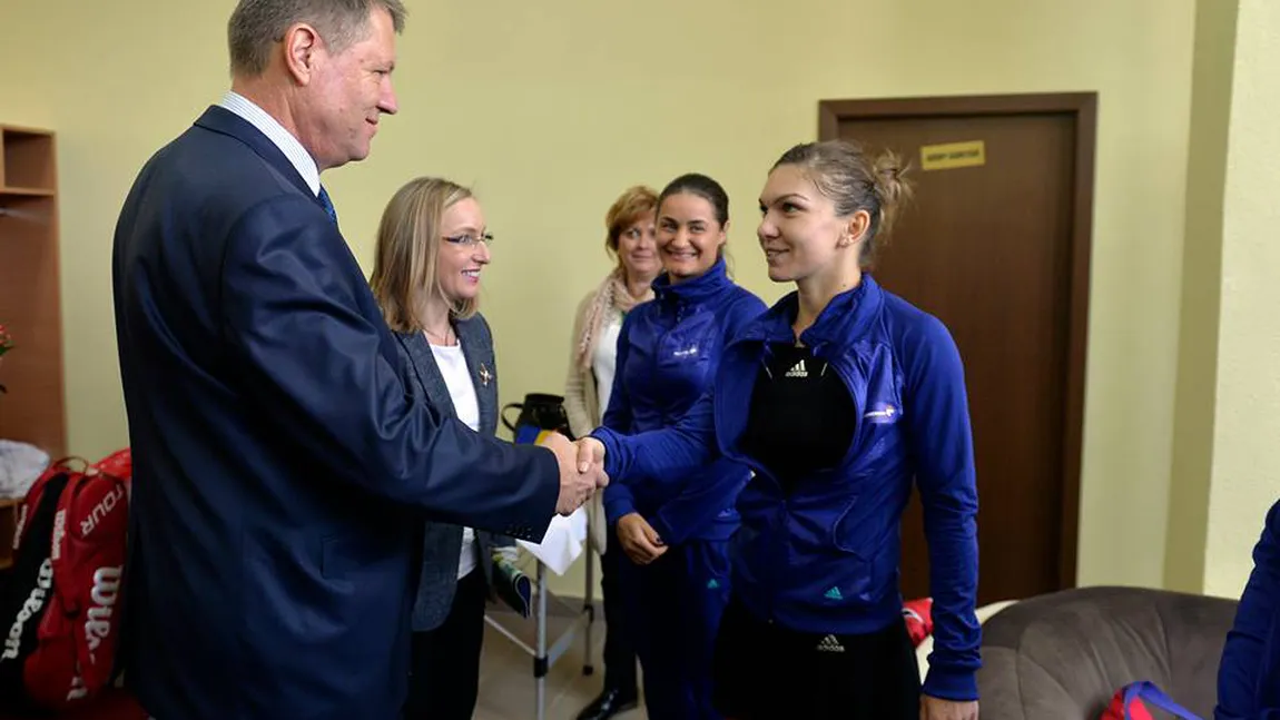 KLAUS IOHANNIS, mesaj pe Facebook după ce a fost la meciul Simonei Halep