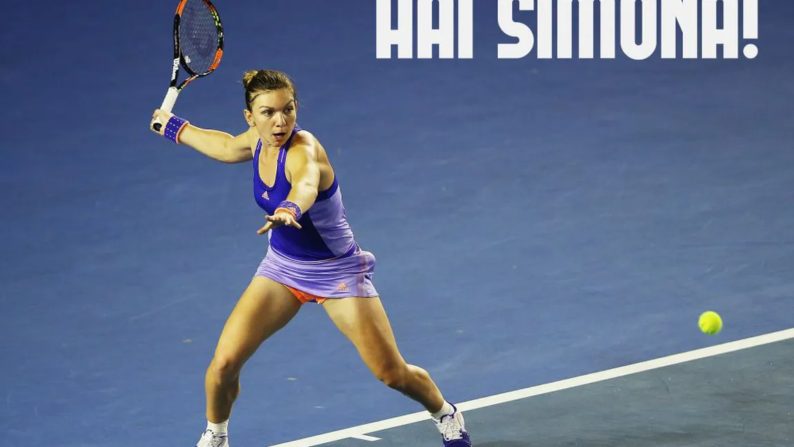 SIMONA HALEP - EKATERINA MAKAROVA 6-3, 1-6, 7-5. Halep s-a calificat în semifinale la Dubai