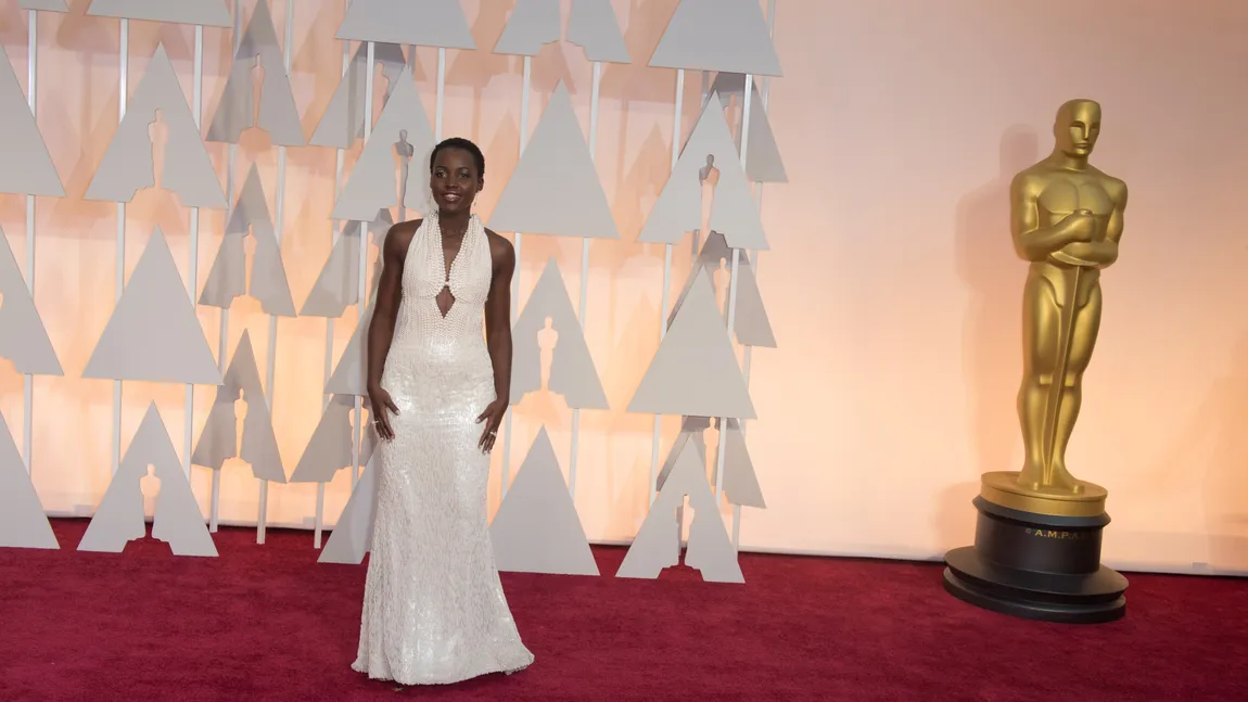 Spectaculoasa rochie a Lupitei Nyong'o, furată de la premiile Oscar, a fost găsită