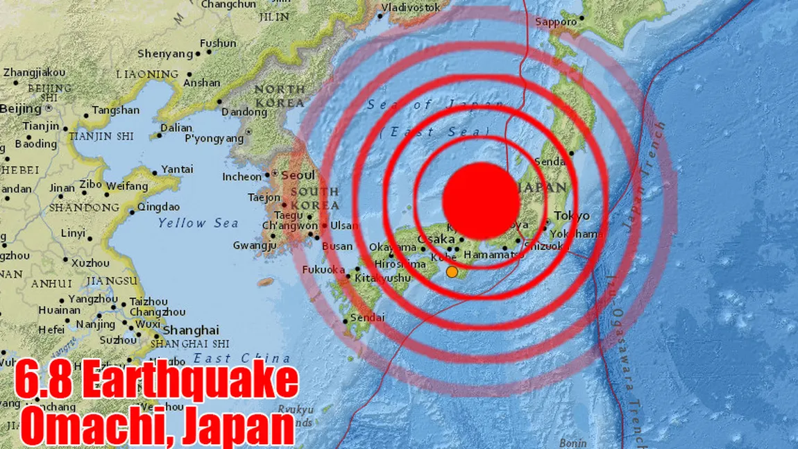 Cutremur cu magnitudine 6,2 în Japonia