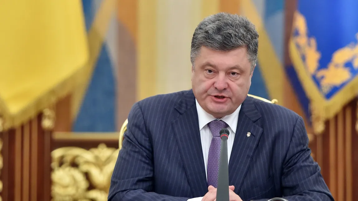 Poroşenko: Ucraina este gata să ofere o încetare a focului necondiţionată