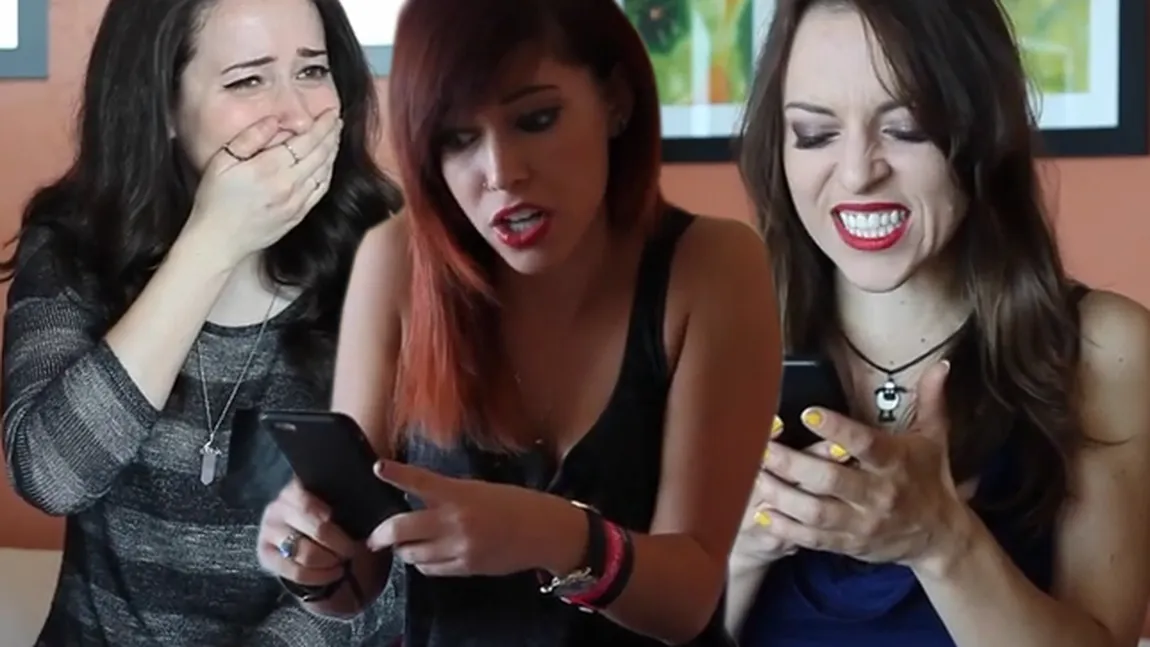 Cum reacţionează femeile când primesc poze intime de la iubiţi. VIDEO