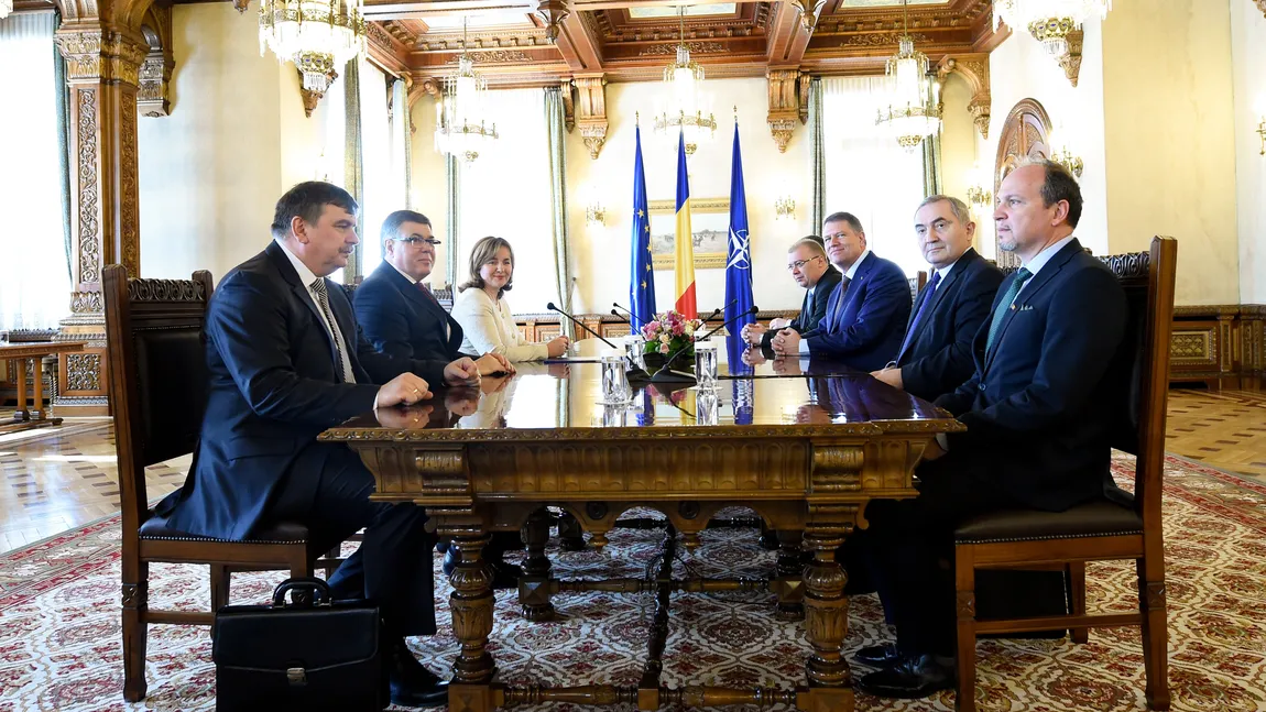 Klaus Iohannis, întâlnire cu vicepremierul moldovean Natalia Gherman la Cotroceni