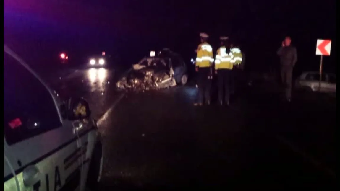 Accident GRAV pe centura Buzăului din cauza vremii. Două persoane au fost rănite VIDEO