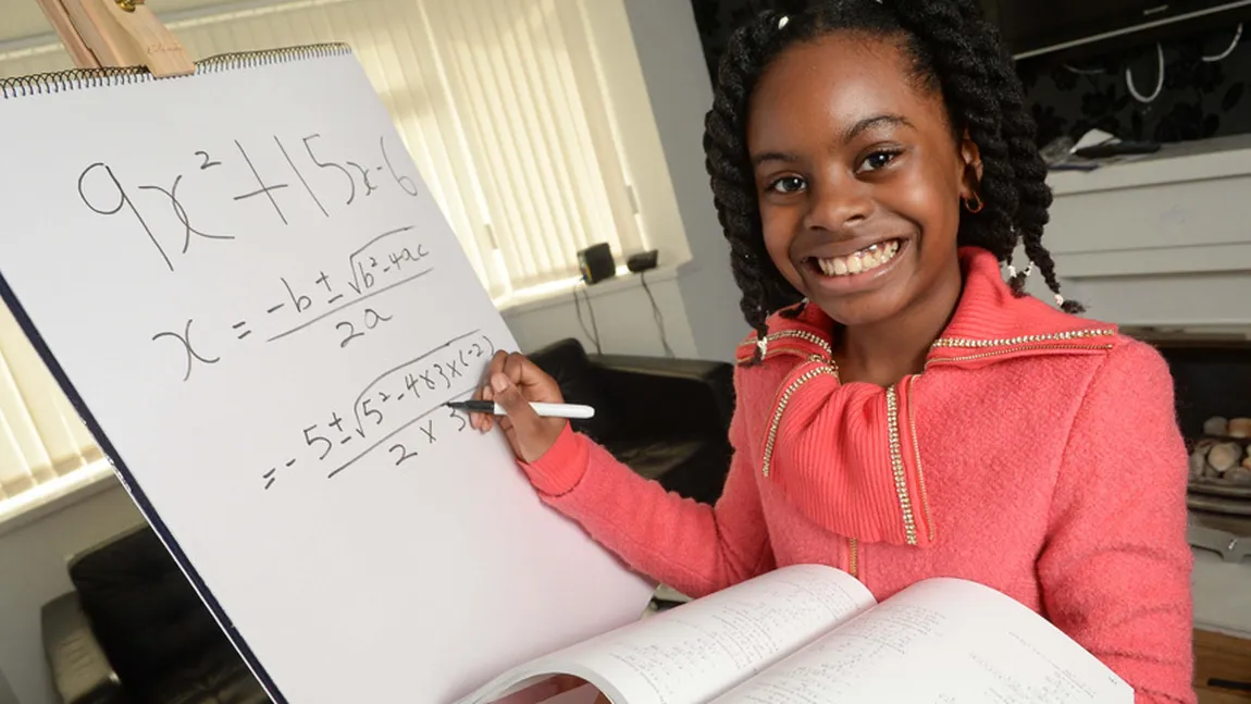 GENIU în matematică: O fetiţă de 10 ani s-a înscris la facultate şi vrea să-şi deschidă propria bancă