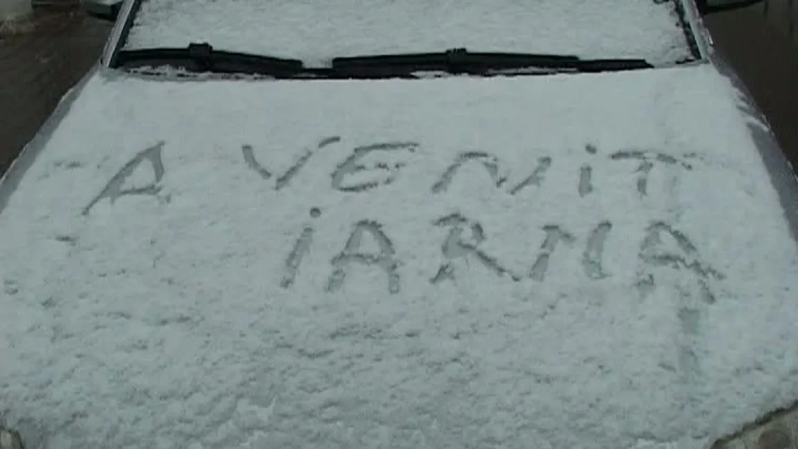 NINGE ca în poveşti în prima lună de primăvară VIDEO