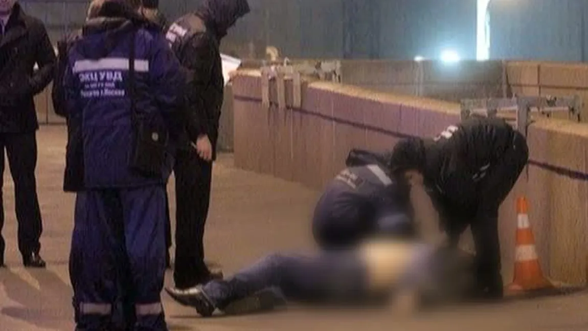 Uciderea lui Nemţov: Noi imagini, surprinse de camera de pe bordul unei maşini VIDEO