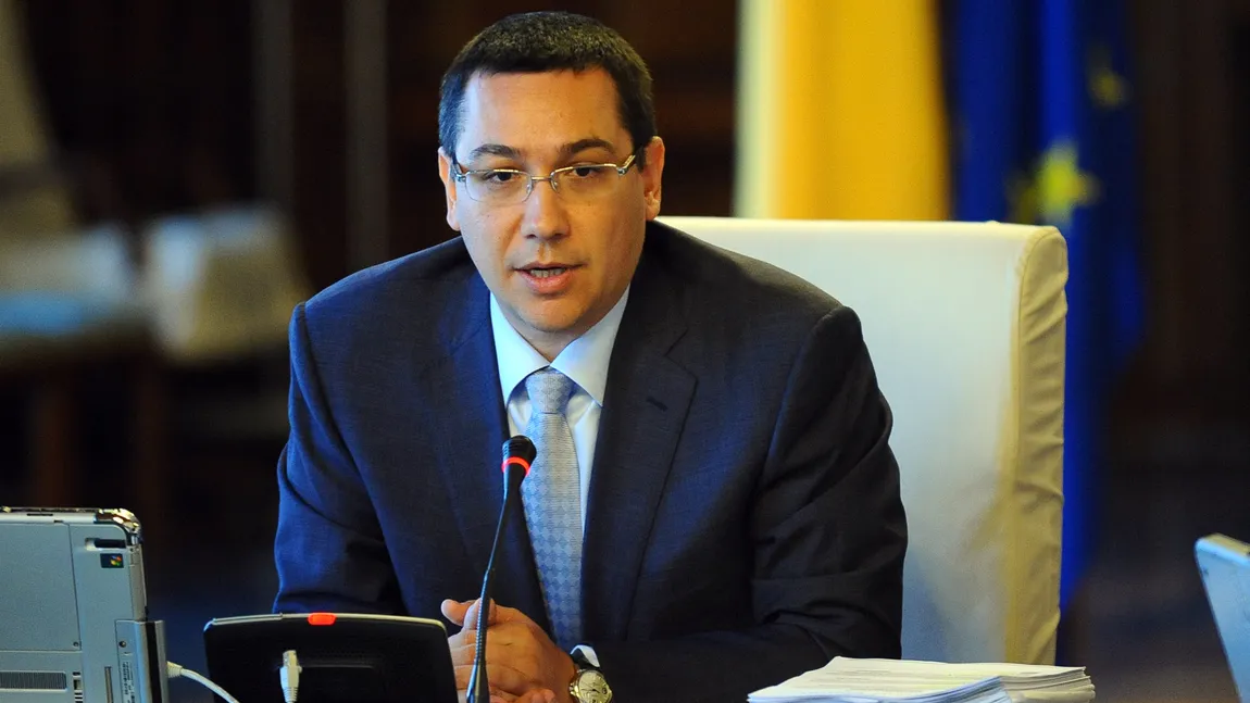 Ponta: Stabilitatea României este esenţială. Sper să nu ne aruncăm în aer prin crize politice