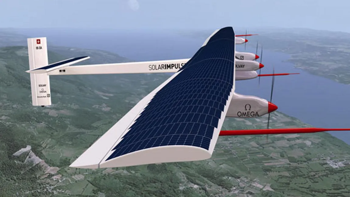 Avionul Solar Impulse 2 a aterizat cu succes după un zbor de peste 20 de ore FOTO