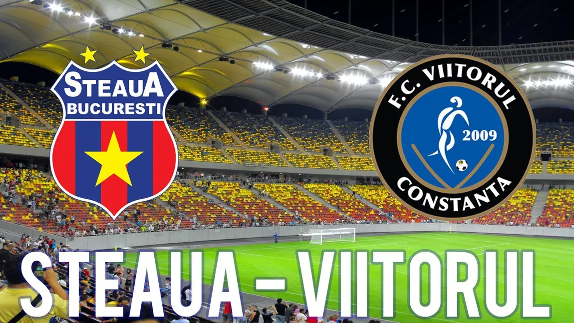 STEAUA - VIITORUL 4-1 şi echipa lui Gâlcă rămâne favorită la titlu