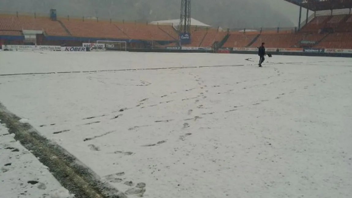 CEAHLĂUL PIATRA NEAMŢ-STEAUA, amânat din cauza zăpezii