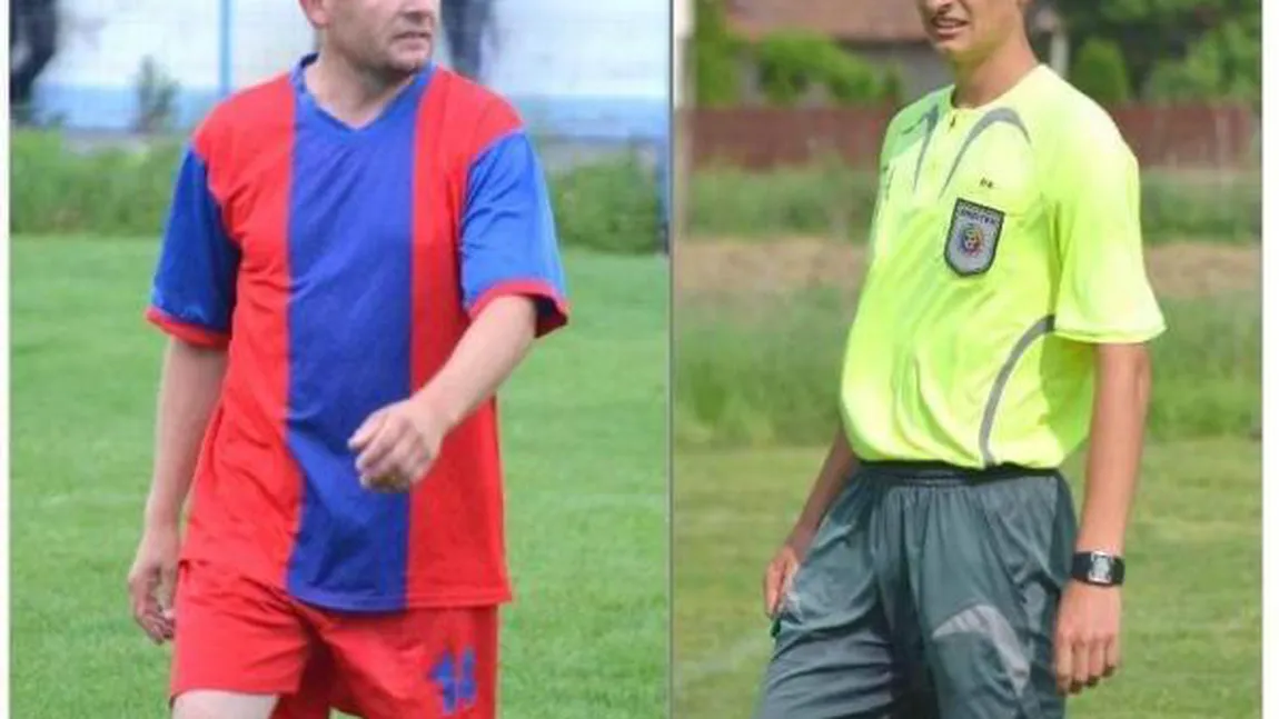 Caz incredibil în fotbalul românesc. Un arbitru a oprit jocul, după ce un jucător l-a strâns de testicule