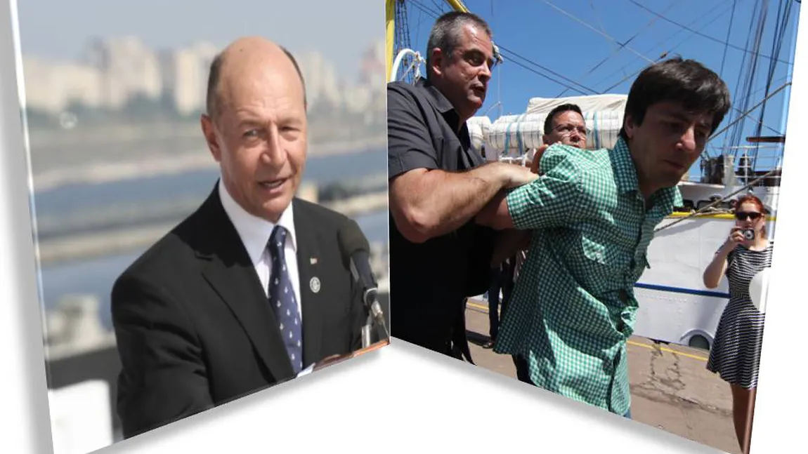 Omul care l-a scuipat pe Traian Băsescu, condamnat definitiv la 3 luni de închisoare cu executare
