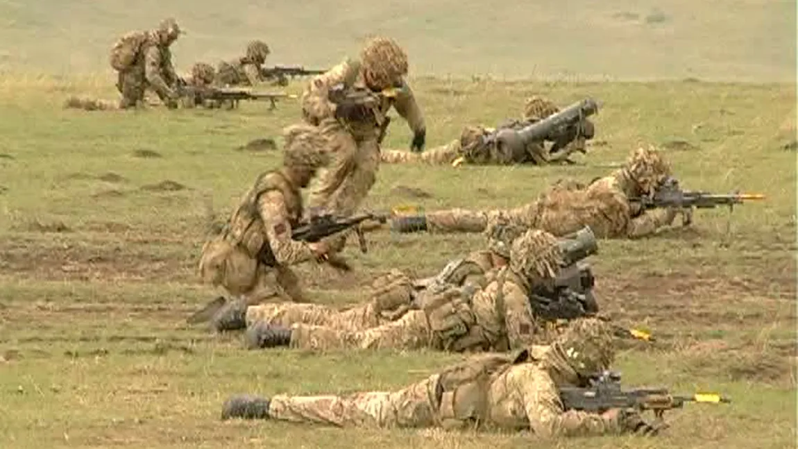 2.000 de militari NATO au simulat SCENE DE RĂZBOI, într-un poligon din Galaţi VIDEO