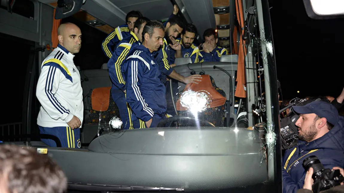 Meciul Fenerbahce - Mersin Idmanyurdu, amânat după atacul de sâmbătă